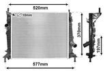 VAN WEZEL Kühler, Motorkühlung 18002368 für Ford