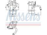 NISSENS Kühler, Abgasrückführung 989421 für VW