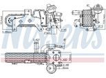 NISSENS Kühler, Abgasrückführung 989420 für Skoda VW