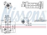 NISSENS Kühler, Abgasrückführung 989458 für Iveco Citroën