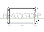 PRASCO Kühler, Motorkühlung ci802r001 für Peugeot Citroën MITSUBISHI