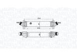 MAGNETI MARELLI Ladeluftkühler 351319204970 für Ford