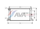 AVA QUALITY COOLING Kühler, Motorkühlung vna2188 für Ford VW