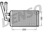 DENSO Wärmetauscher, Innenraumheizung drr09100 für Fiat