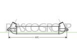 PRASCO Ladeluftkühler ft908n001 für Fiat