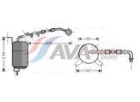 AVA QUALITY COOLING Trockner, Klimaanlage fdd111 für JAGUAR Ford