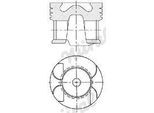 NÜRAL Kolben 8742240010 für TOYOTA