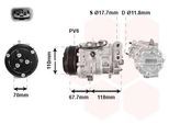 VAN WEZEL Kompressor, Klimaanlage 1700k384 für Fiat / LANCIA