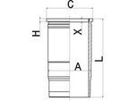 KOLBENSCHMIDT Zylinderlaufbuchse 89938110 155,5mm für MAN