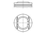 MAHLE Kolben 011pi00111000 für Opel