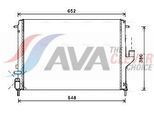 AVA QUALITY COOLING Kühler, Motorkühlung rta2478 für DACIA NISSAN