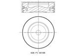 MAHLE Kolben 028pi00168000 für CUPRA VW