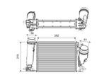 VALEO Ladeluftkühler 816759 für RENAULT NISSAN