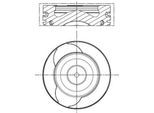 MAHLE Kolben 021pi00128000 für Mercedes RENAULT