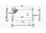 MAGNETI MARELLI Kühler, Motorkühlung 350213206800 für Opel
