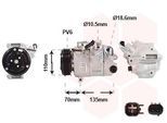 VAN WEZEL Kompressor, Klimaanlage 1801k705 für Ford