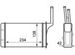 MAHLE Wärmetauscher, Innenraumheizung ah49000s für Peugeot