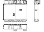 MAHLE Wärmetauscher, Innenraumheizung ah87000p für BMW (BRILLIANCE)