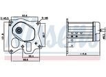 NISSENS Kühler, Abgasrückführung 989455 für Opel Vaughall
