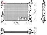 DENSO Kühler, Motorkühlung drm20130 für Opel Vaughall