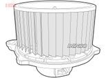 DENSO Innenraumgebläse dea41012 für HYUNDAI