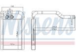 NISSENS Wärmetauscher, Innenraumheizung 707324 für KIA