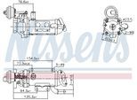 NISSENS Kühler, Abgasrückführung 989289 für Opel Vaughall NISSAN RENAULT