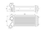 VALEO Ladeluftkühler 818365 für Ford