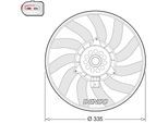 DENSO Lüfter, Motorkühlung der02008 für Audi