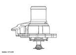 BORGWARNER Thermostat, Kühlmittel 317182d für Iveco