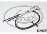 LINEX Seilzug, Feststellbremse 320176 hinten für Opel