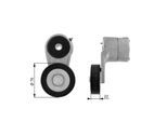GATES Riemenspanner, Keilrippenriemen Spannrolle, DriveAlign® t38212 für Opel Vaughall CHEVROLET