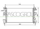 PRASCO Kühler, Motorkühlung fd428r002 für Ford