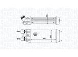 MAGNETI MARELLI Ladeluftkühler 351319204470 für Vaughall DS Citroën/Peugeot