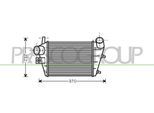 PRASCO Ladeluftkühler aa080n001 für ALFA ROMEO