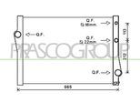PRASCO Kühler, Motorkühlung bm822r002 für BMW