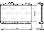 VALEO Kühler, Motorkühlung 735407 für Fiat Suzuki