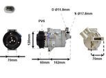 VAN WEZEL Kompressor, Klimaanlage 0800k052 für CHEVROLET