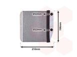 VAN WEZEL Wärmetauscher, Innenraumheizung 09006314 für Citroën/Peugeot