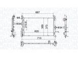 MAGNETI MARELLI Kühler, Motorkühlung 350213206900 für Opel