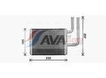 AVA QUALITY COOLING Wärmetauscher, Innenraumheizung mt6284 für MITSUBISHI