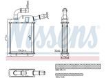 NISSENS Wärmetauscher, Innenraumheizung 707279 für VW