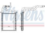 NISSENS Wärmetauscher, Innenraumheizung 707191 für TOYOTA
