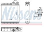 NISSENS Wärmetauscher, Innenraumheizung 707302 für SEAT