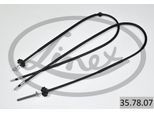 LINEX Seilzug, Feststellbremse 357807 mitte für RENAULT