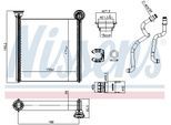 NISSENS Wärmetauscher, Innenraumheizung 707388 für Audi