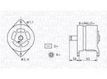 MAGNETI MARELLI Generator 063320049010 für Fiat Iveco Skoda