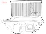DENSO Innenraumgebläse dea23011 für RENAULT