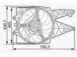 MAGNETI MARELLI Lüfter, Motorkühlung 069422446010 für ALFAROME/Fiat/LANCI