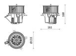 MAHLE Innenraumgebläse ab282000p für Porsche